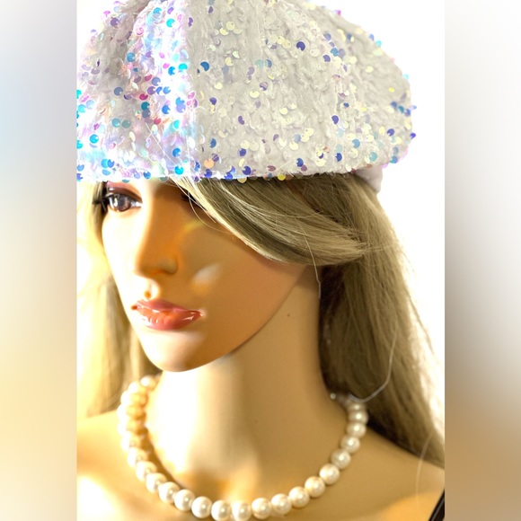 DAYANA FONTANA NYC Sequin Beret Hat - Picture 3 of 5
